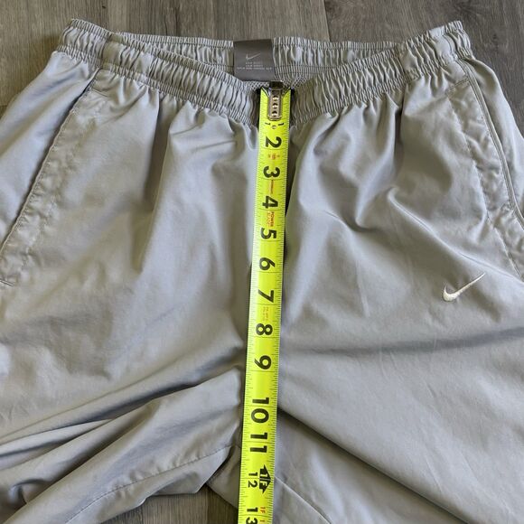 Nike Gray Nylon Track Pants Men’s Size Small Ankle Zip Lined Gym Workout Outdoor - Picture 6 of 11